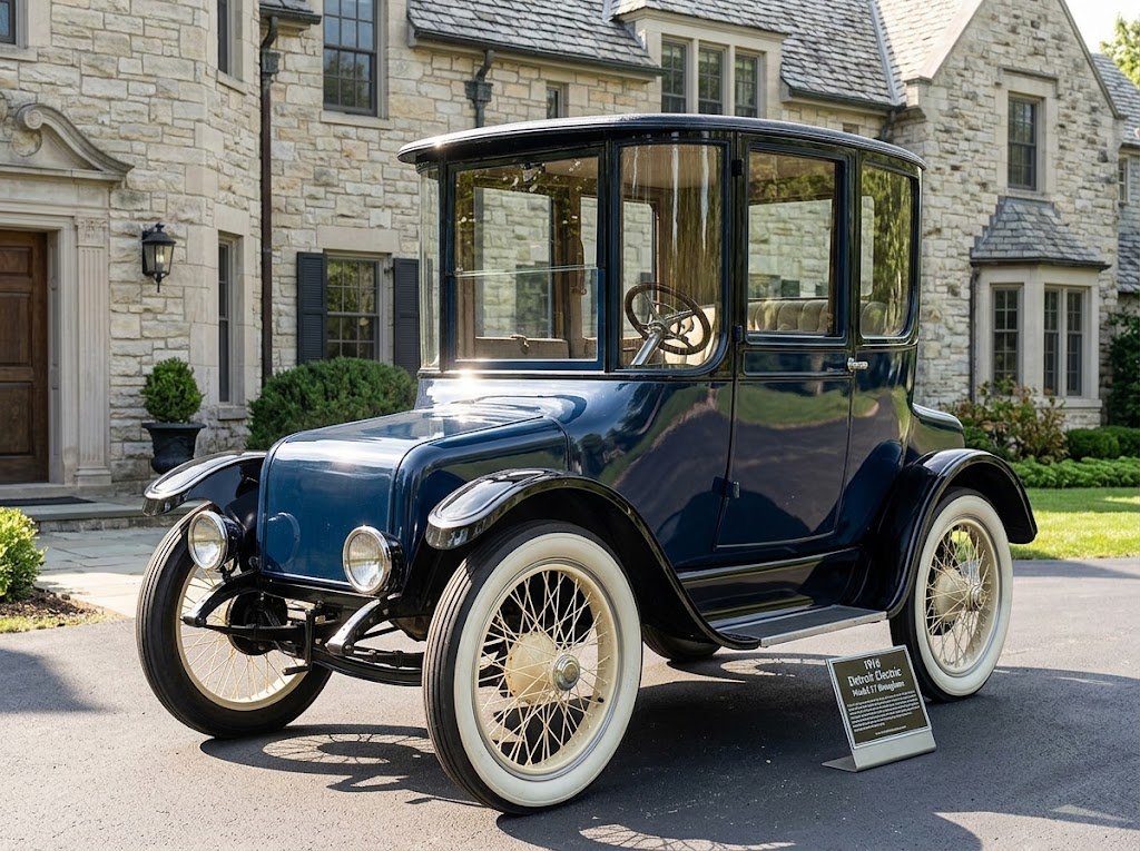 sejarah mobil listrik - 1916 Detroit Electric Model 57 Brougham